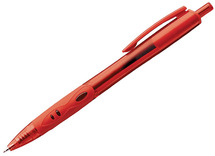 Pen - balpen - economy - rood - set van 12