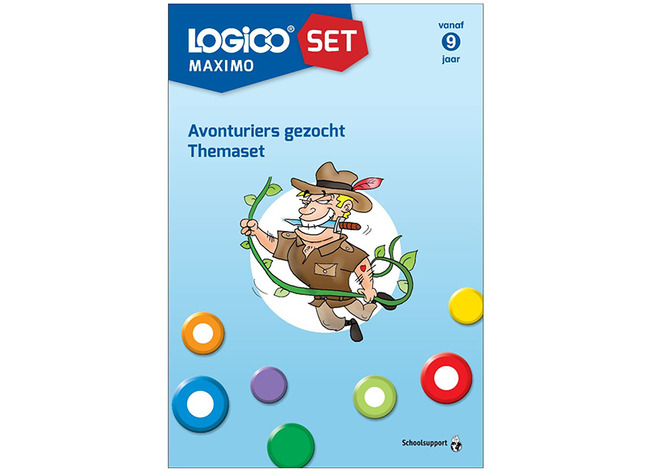 Spel - taalspel - Logico Maximo - avonturiers gezocht - woordenschat themaset - opdrachtkaarten voor ET2203 - per stuk