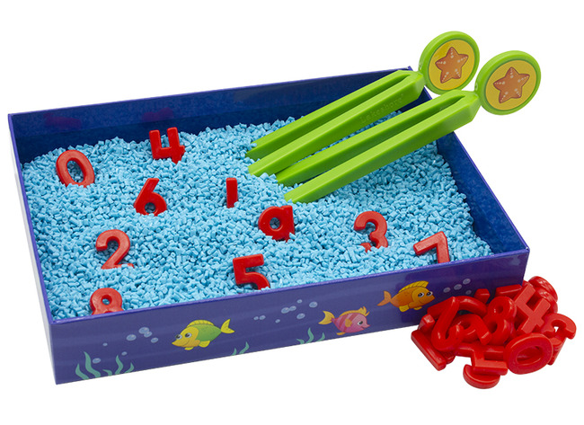 Spel - grijpspel - Lakeshore Learning Find the Number Activity Center - grijpcijfers - getallen - per spel