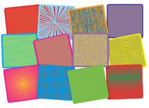 Krasplaten - Roylco Pop Art - 20 x 21,5 cm - set van 12