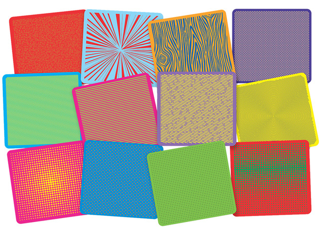 Krasplaten - Roylco Pop Art - 20 x 21,5 cm - set van 12