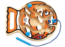 Motoriekborden - Hape - Go-Fish-Go - vis - magnetisch - doolhof - fijne motoriek - per spel