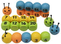 Sorteerspel - getallenrups - getallenrijen - sorteren - per spel