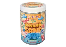 Zand - modelleerzand - Tuban Dynamic Sand - dynamisch zand - blauw - boetseren - 1 kg
