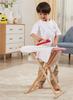 Poppenaccessoires - hout - Strijkplank met strijkijzer - per set