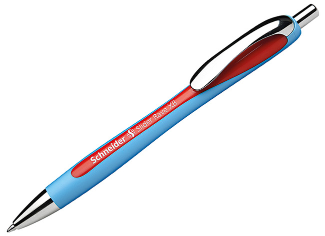 Pen - balpen - Schneider Slider Rave XB - rood - per stuk