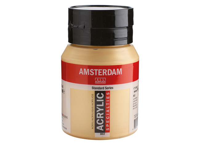 Verf - acrylverf - Amsterdam - 500 ml - lichtgoud - per stuk
