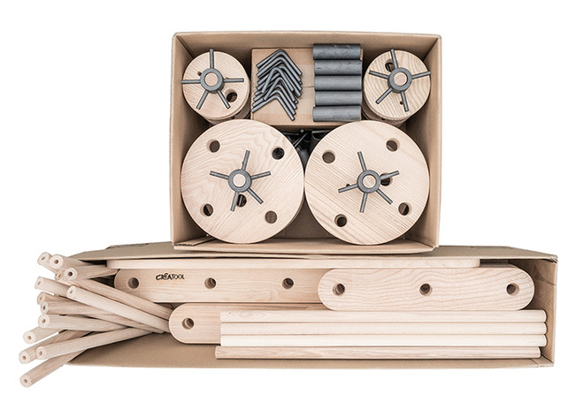 Bouwpakket - Creatool Spok maxi - speelplaats - per set