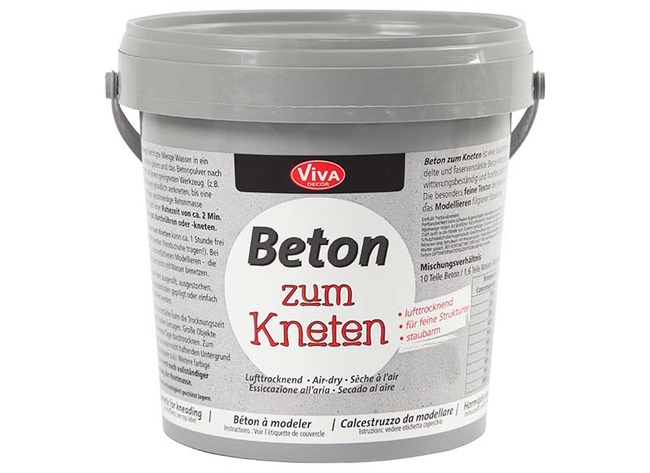 Beton - kneedbeton - 5 kg - boetseren - per stuk