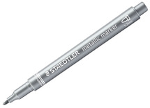 Stiften - kleurstiften - Staedtler Metallic - 1-2 mm - zilver - per stuk