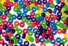 Kralen - 6,5 mm - effen - set van 2300 assorti