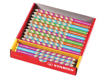 Potloden - grafietpotloden - Stabilo Easygraph Slim - HB - driehoekig - doos - voordeelpakket - set van 48