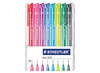 BALPEN - STAEDTLER - DRIEKANTIG - CLICK - SET VAN 8
