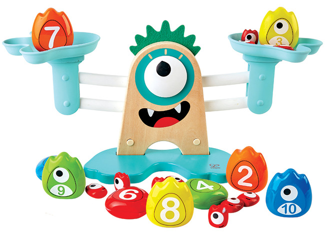 Spel - rekenenspel - Hape Monster Math Scale - rekenweegschaal - per spel