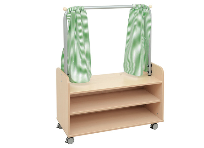 Speelmeubel - poppenkast - theater en winkel - poppentheater - 89 x 41 x 125 cm - per stuk