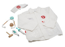 Verkleedkledij - Souza - dokter - per set