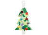 Figuren - karton - kerst - blanco - set van 100 assorti