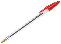 Pen - balpen - BIC Cristal - rood - per stuk