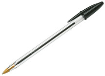 Pen - balpen - BIC Cristal - zwart - per stuk