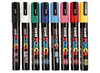 Stiften - verfstiften - Posca PC5M - basiskleuren - set van 8 assorti