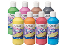 Verf - parelmoerverf - Creall Pearl - 8 x 250 ml - set van 8 assorti