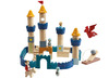 Bouwset - eco houten blokken kasteel - set van 60 assorti
