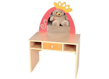 Speelmeubel - toilettafel - prinses - met plexiglas spiegel - 65,5 x 41 x 96 cm - per stuk