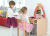 Speelmeubel - toilettafel - prinses - met plexiglas spiegel - 65,5 x 41 x 96 cm - per stuk
