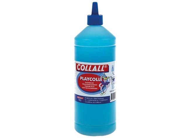 Lijm - kinderlijm - blauw - 1 l - per stuk