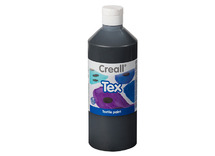 Verf - textielverf - Creall Tex - 500 ml - zwart - per stuk