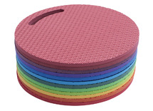 Matten - zitmatten - foam - gekleurd - set van 12 assorti