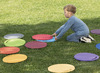 Matten - zitmat - foam - gekleurd - set van 12 assorti