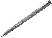 Stiften - schrijfstiften - Staedtler Pigment Liner - zwart - 0,5 mm - set van 10