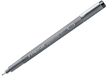 Stiften - schrijfstiften - Staedtler Pigment Liner - zwart - 0,7 mm - set van 10