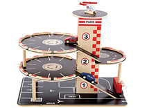 Speelgoed garage - voertuigen - Hape - Park & Go - hout - per stuk