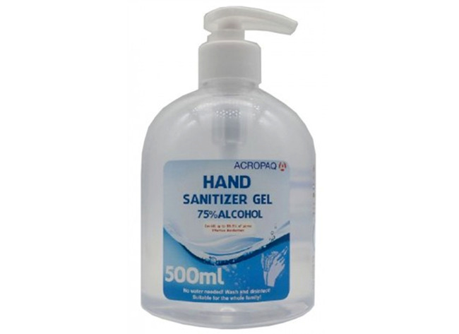 Handgel - Acropaq - ontsmetting - ontsmettingsgel - hygiëne - 500 ml