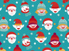 Karton - knutselkarton - kerst - met motieven - 25 x 35 cm - 160 g - set van 40 assorti