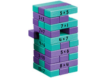 Spel - rekenspel - Lakeshore Learning Tower of Math Multiplication - rekentoren vermenigvuldigen - rekenoefeningen - blokkentoren - per spel