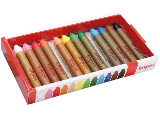 Crayons a la cire - Kitpas - medium - ass/12