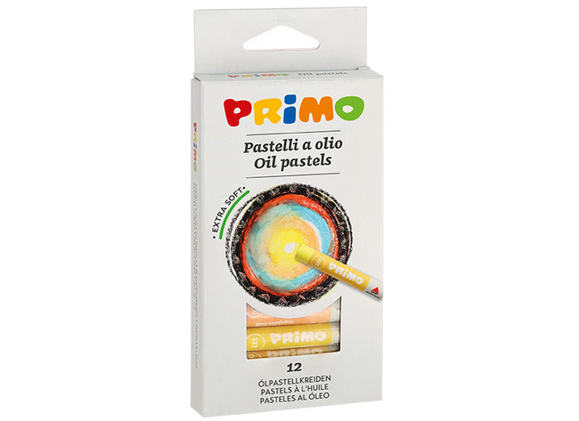 Waskrijt - Primo - budget - set van 12 assorti