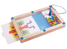 Fijne motoriek - Beleduc - Logipic - magnetisch - houten spelbord - per spel
