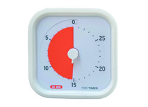 Timer - Time Timer MOD Education Edition - 30 minuten - wit - 9 x 9 cm - per stuk