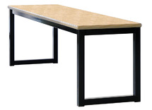 ZITBANK - UNIVERSAL - GESLOTEN FRAME - 170 X 40 CM