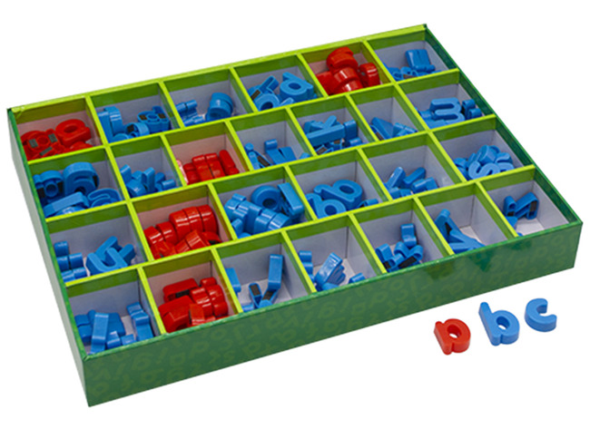 Magneten - Lakeshore Learning - magnetische letters - voordeelpakket - set van 240 assorti