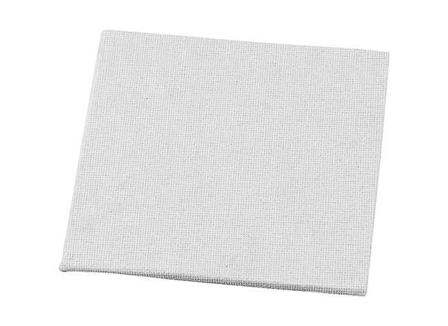 Canvas - schilderpaneel - 10 x 10 cm - set van 10