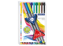 Schrijfstiften - Staedtler - Triplus fineliner - set van 13 assorti