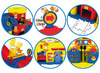 Speelgoed - voertuigen - Viking Toys City - garage met 3 verdiepingen - carwash - slagbomen - per stuk