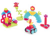 Bouwset - blokken - pinblokken - jungle - set van 58