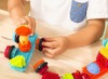 Bouwset - blokken - pinblokken - jungle - set van 58