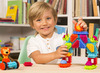 Bouwset - blokken - pinblokken - jungle - set van 58